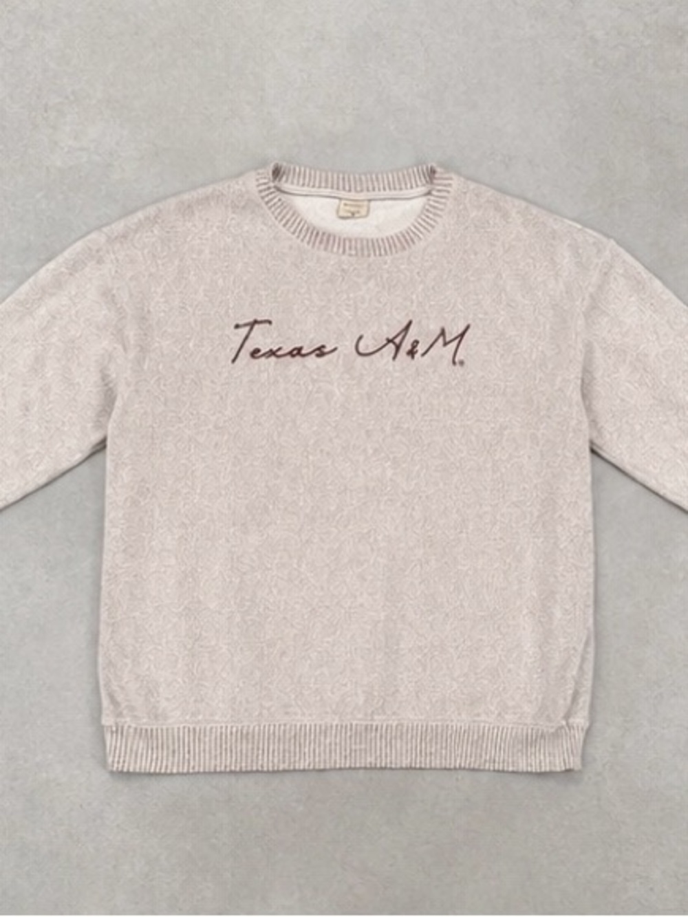 Texas A&M Crewneck Sweater Y2K Vintage Style
